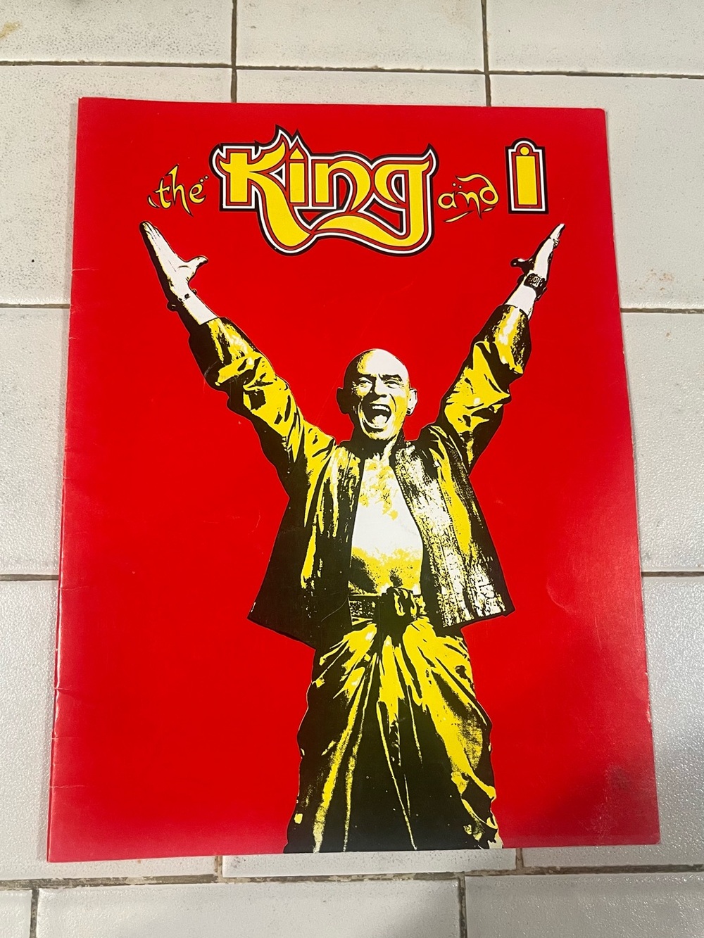 1980s Vintage Broadway The King and I Theater Program